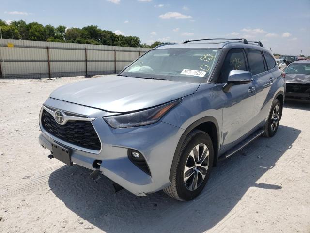 Photo 2 from auction – 2021 TOYOTA HIGHLANDER with VIN 5TDGZRAH9MS081788