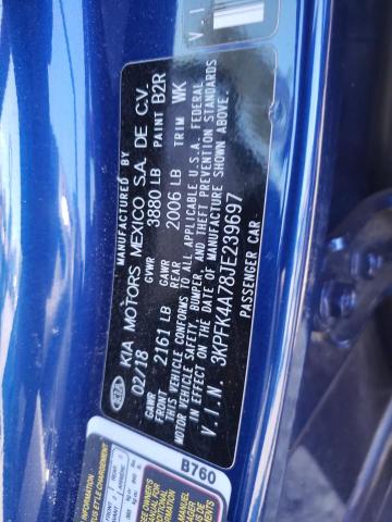 Photo 10 from auction – 2018 KIA FORTE LX with VIN 3KPFK4A78JE239697
