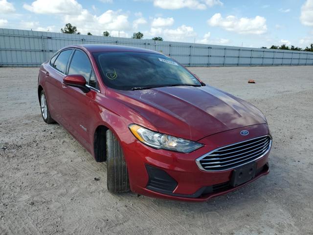 FORD FUSION SE 2019 with VIN 3FA6P0LU2KR257366 - Photo from auction