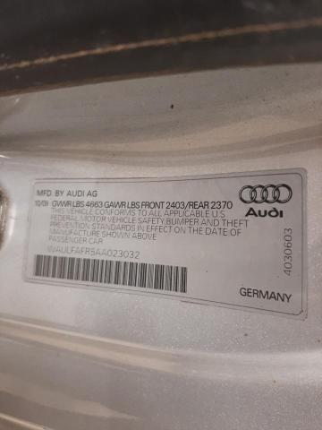 Photo 10 from auction – 2010 AUDI A5 PREMIUM with VIN WAULFAFR5AA023032
