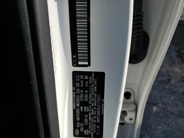 Photo 10 from auction – 2020 KIA FORTE FE with VIN 3KPF24AD3LE173651