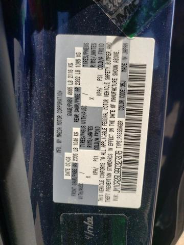 Photo 10 from auction – 2009 MAZDA 5 with VIN JM1CR29L990327876