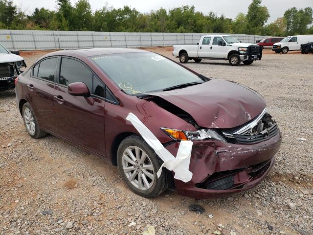 HONDA CIVIC EX 2012 with VIN JHMFB2F83CS004015 - Photo from auction