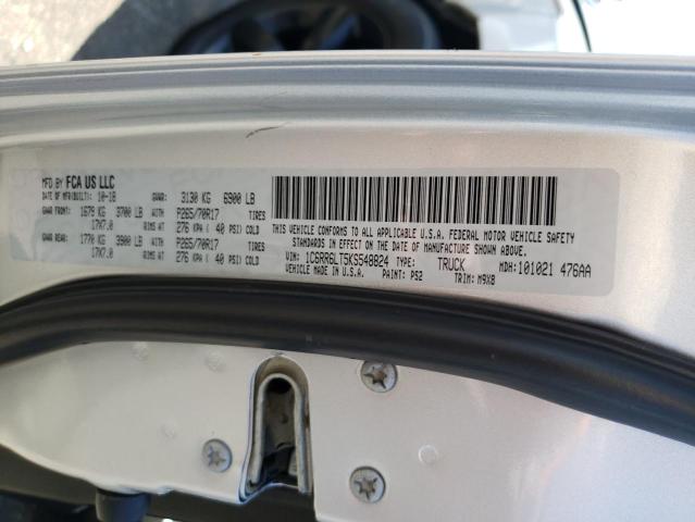 Photo 10 from auction – 2019 RAM 1500 CLASS with VIN 1C6RR6LT5KS548824