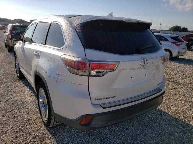 Photo 3 from auction – 2015 TOYOTA HIGHLANDER with VIN 5TDYKRFH9FS056801