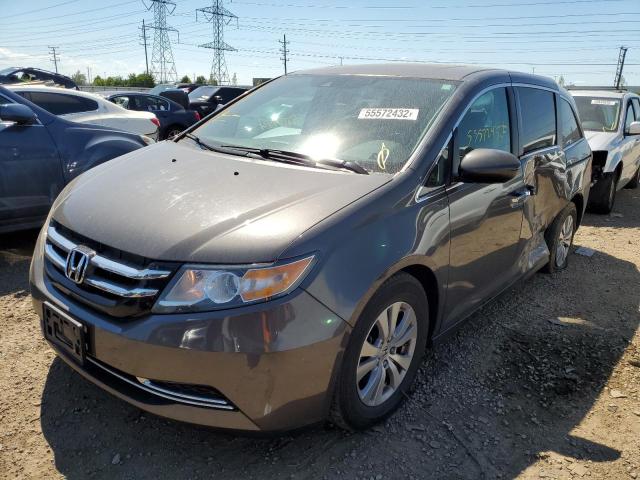 Photo 2 from auction – 2016 HONDA ODYSSEY EX with VIN 5FNRL5H60GB040112