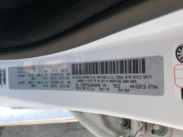 Photo 10 from auction – 2019 RAM 1500 BIG H with VIN 1C6RRFMG2KN848403
