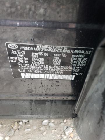 Photo 10 from auction – 2021 HYUNDAI SANTA FE S with VIN 5NMS14AJ9MH359891