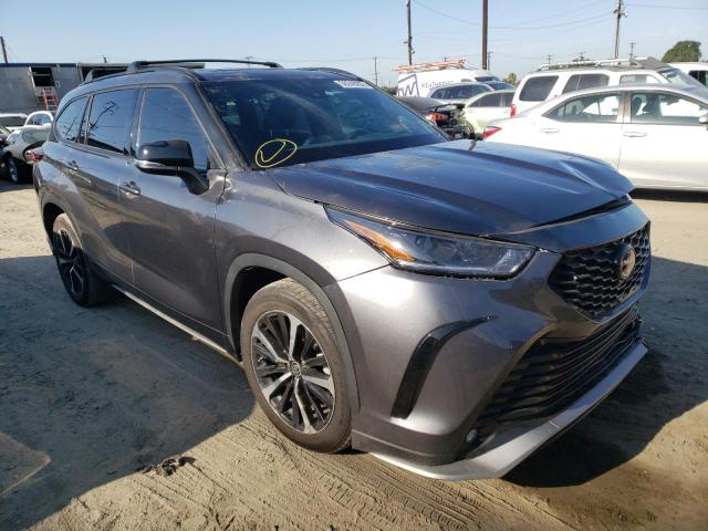 TOYOTA HIGHLANDER 2021 with VIN 5TDJZRAH9MS069520 - Photo from auction