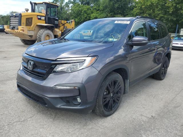 Photo 2 from auction – 2021 HONDA PILOT SE with VIN 5FNYF6H29MB015291