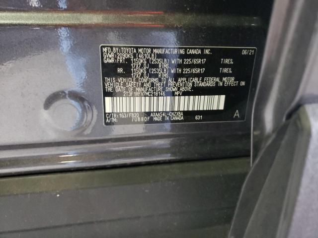 Photo 10 from auction – 2021 TOYOTA RAV4 LE with VIN 2T3F1RFV7MC218146