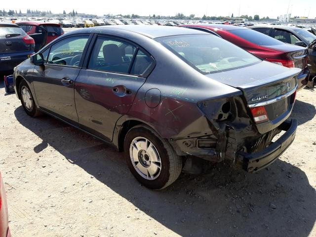 Photo 3 from auction – 2013 HONDA CIVIC HF with VIN 2HGFB2F61DH553027