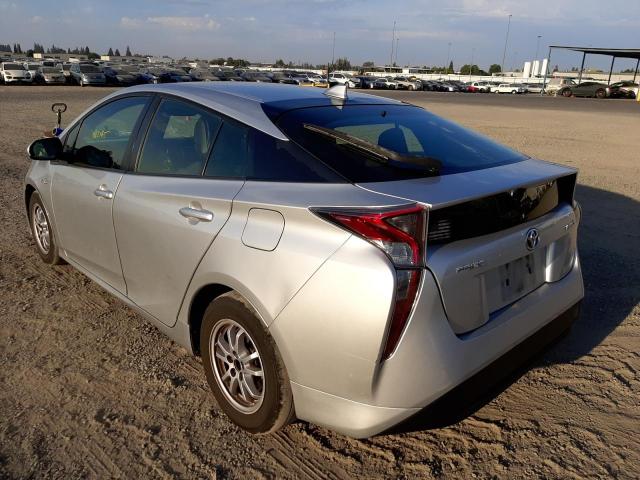 Photo 3 from auction – 2016 TOYOTA PRIUS with VIN JTDKBRFU2G3021345