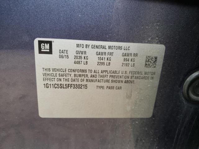 Photo 10 from auction – 2015 CHEVROLET MALIBU 1LT with VIN 1G11C5SL5FF330215