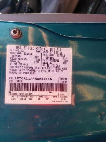 Photo 10 from auction – 1994 FORD RANGER with VIN 1FTCR11A4RUA22346