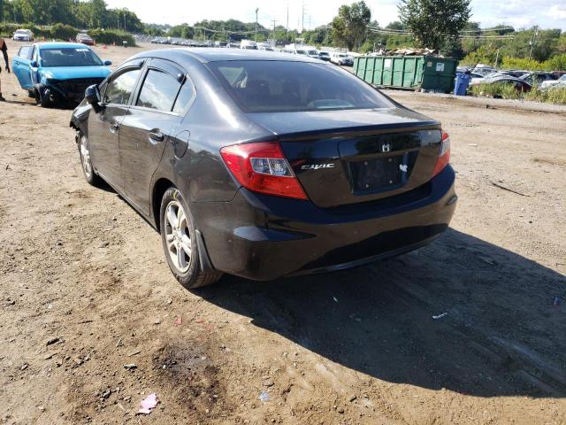Photo 3 from auction – 2012 HONDA CIVIC LX with VIN 19XFB2F55CE373128