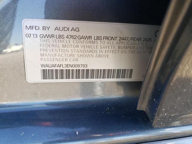 Photo 10 from auction – 2014 AUDI A4 PREMIUM with VIN WAUAFAFL3EN009793