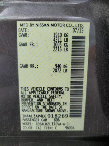 Photo 10 from auction – 2013 NISSAN ALTIMA 2.5 with VIN 1N4AL3AP4DC918269