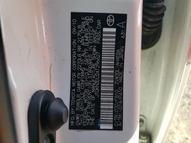 Foto 10 de la subasta – 2010 TOYOTA PRIUS con VIN JTDKN3DU2A1296627