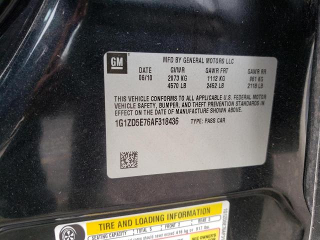 Photo 10 from auction – 2010 CHEVROLET MALIBU 2LT with VIN 1G1ZD5E76AF318436