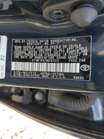 Photo 10 from auction – 2017 TOYOTA CAMRY LE with VIN 4T1BF1FK7HU781315