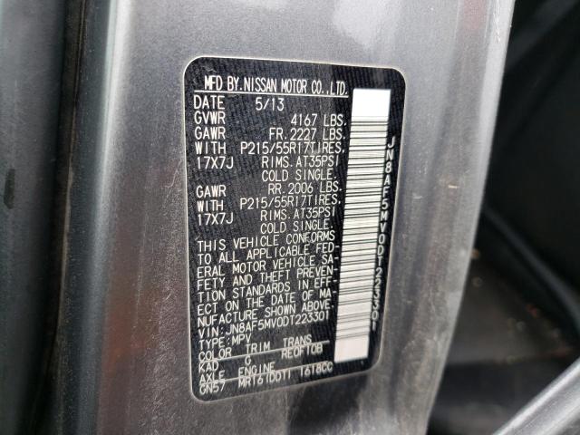 Photo 10 from auction – 2013 NISSAN JUKE S with VIN JN8AF5MV0DT223301