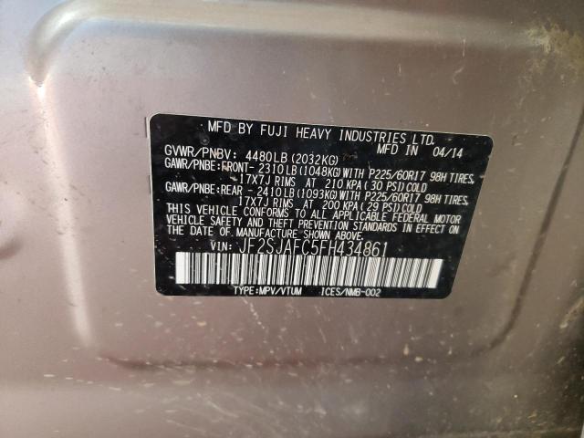 Photo 10 from auction – 2015 SUBARU FORESTER 2 with VIN JF2SJAFC5FH434861