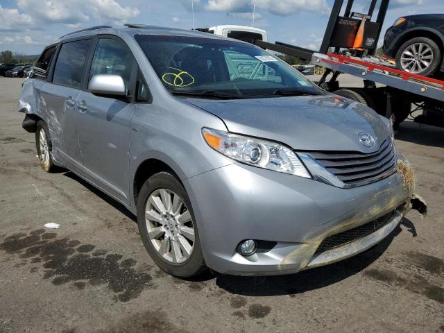 TOYOTA SIENNA XLE 2017 with VIN 5TDDZ3DC4HS154183 - Photo from auction