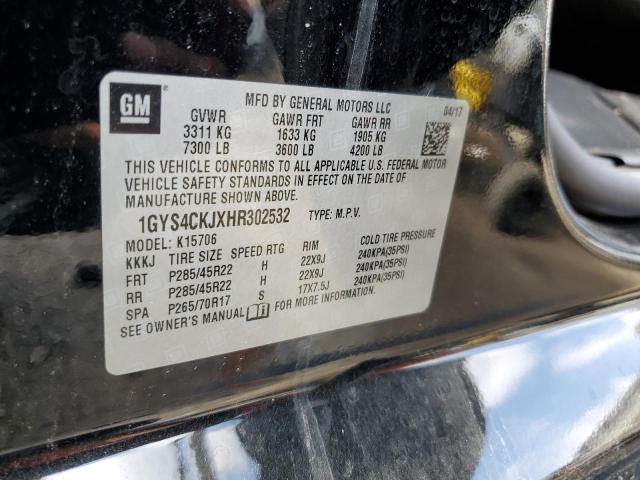 Photo 10 from auction – 2017 CADILLAC ESCALADE P with VIN 1GYS4CKJXHR302532