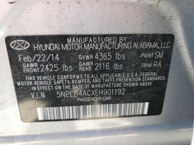 Photo 10 from auction – 2014 HYUNDAI SONATA GLS with VIN 5NPEB4ACXEH901192
