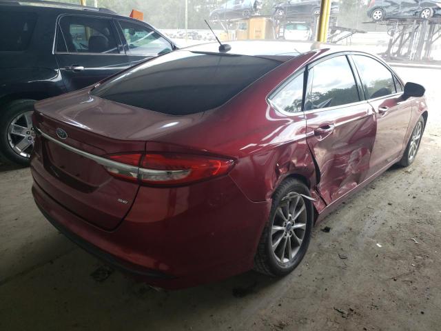 Photo 4 from auction – 2017 FORD FUSION with VIN 3FA6P0H77HR175077