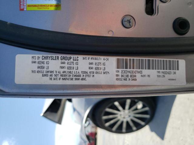 Photo 10 from auction – 2014 DODGE CHALLENGER with VIN 2C3CDYAG3EH270455