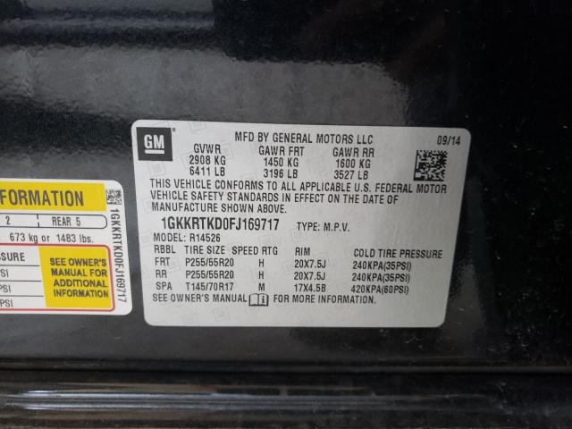 Photo 10 from auction – 2015 GMC ACADIA DEN with VIN 1GKKRTKD0FJ169717