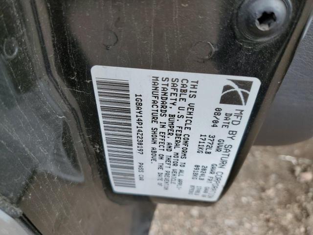 Photo 10 from auction – 2004 SATURN ION REDLIN with VIN 1G8AY14P14Z230197