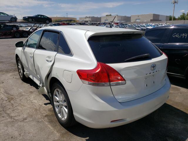 Photo 3 from auction – 2012 TOYOTA VENZA LE with VIN 4T3ZA3BB0CU056525