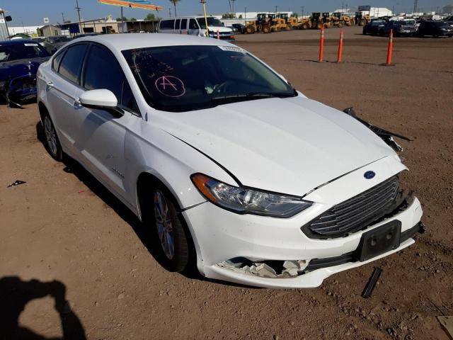 FORD FUSION SE 2017 with VIN 3FA6P0LU0HR385999 - Photo from auction