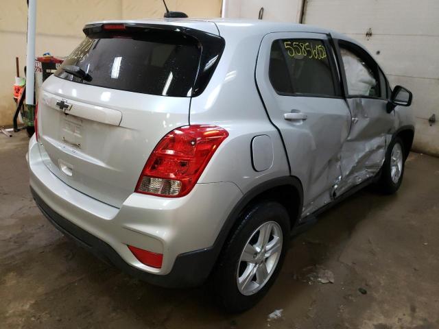 Photo 4 from auction – 2020 CHEVROLET TRAX LS with VIN 3GNCJKSB6LL124308