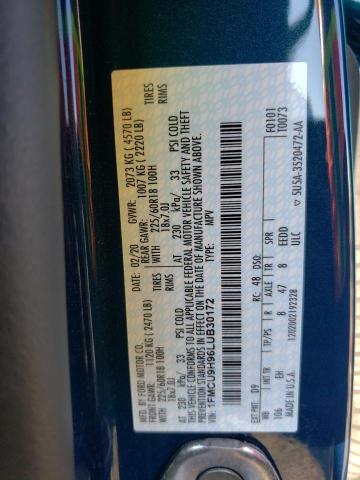 Photo 10 from auction – 2020 FORD ESCAPE SEL with VIN 1FMCU9H96LUB30172