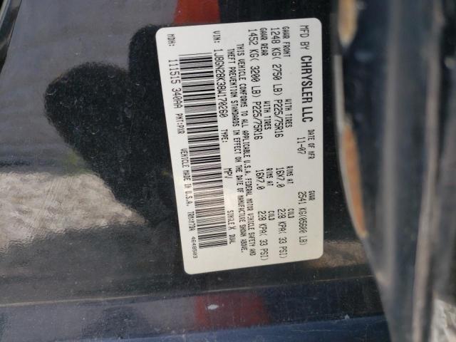 Photo 10 from auction – 2008 JEEP LIBERTY SP with VIN 1J8GN28K38W170260