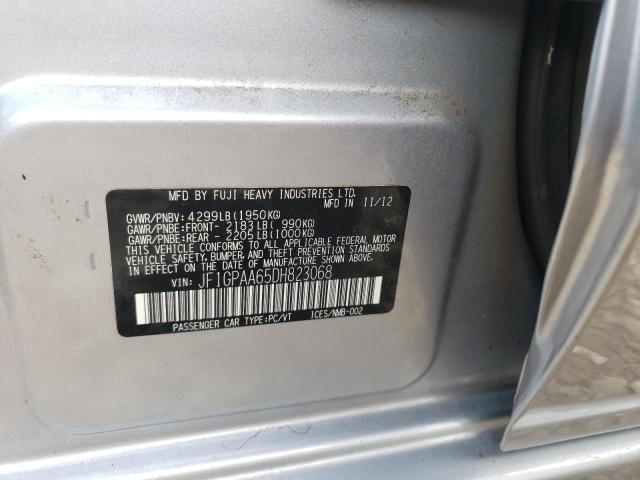 Photo 10 from auction – 2013 SUBARU IMPREZA with VIN JF1GPAA65DH823068