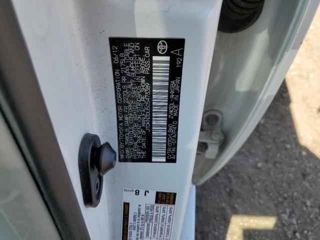 Foto 10 de la subasta – 2012 TOYOTA PRIUS con VIN JTDKN3DU5C5473389
