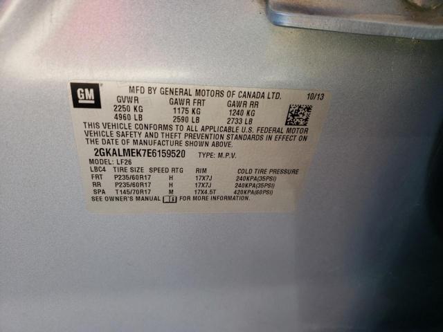 Photo 10 from auction – 2014 GMC TERRAIN SL with VIN 2GKALMEK7E6159520