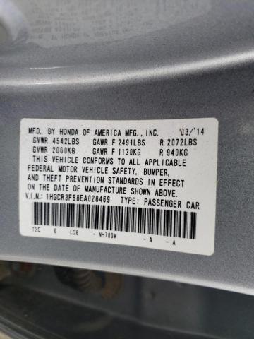 Photo 10 from auction – 2014 HONDA ACCORD EXL with VIN 1HGCR3F88EA028469