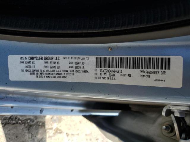 Photo 10 from auction – 2013 DODGE AVENGER SE with VIN 1C3CDZAB4DN645611