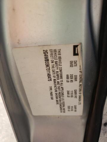 Photo 10 from auction – 2003 BUICK REGAL LS with VIN 2G4WB55K731146475