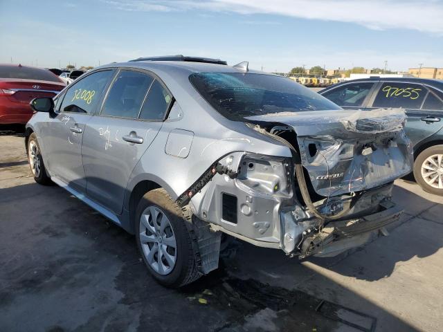 Photo 3 from auction – 2021 TOYOTA COROLLA LE with VIN JTDEPMAE7MJ173548