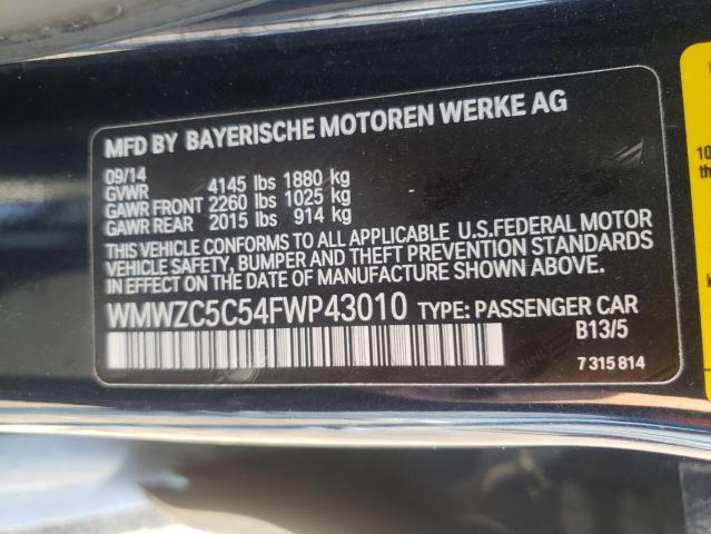 Photo 10 from auction – 2015 MINI COOPER S C with VIN WMWZC5C54FWP43010