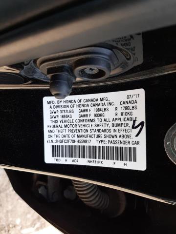 Photo 10 from auction – 2017 HONDA CIVIC EX with VIN 2HGFC2F70HH559817