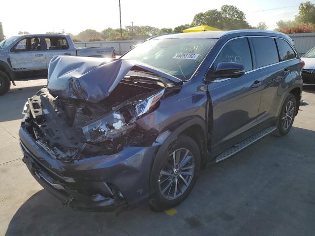 Photo 2 from auction – 2019 TOYOTA HIGHLANDER with VIN 5TDKZRFH3KS352473
