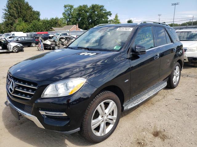 Photo 2 from auction – 2012 MERCEDES-BENZ ML 350 BLU with VIN 4JGDA2EB6CA040274